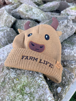 Load image into Gallery viewer, CHILDRENS cow beanie
