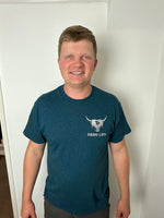 Load image into Gallery viewer, Midnight Blue Embroidered TShirt
