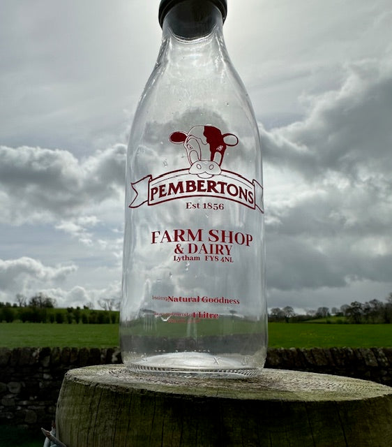 Pembertons glass bottle – Tom Pemberton Farm Life