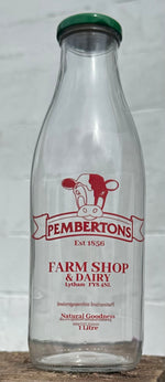 Load image into Gallery viewer, Pembertons glass bottle.
