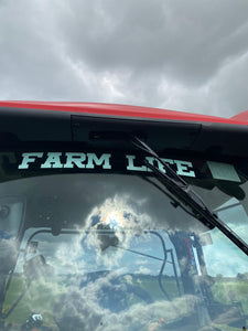Farm Life window sticker