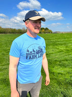 Load image into Gallery viewer, Light Blue &#39;FARM LIFE&#39; T-Shirt!
