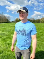 Load image into Gallery viewer, Light Blue &#39;FARM LIFE&#39; T-Shirt!
